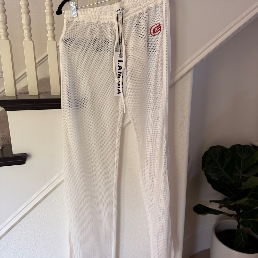 I.AM.GIA Cream Minimal Bikini Top with Double Side Straps